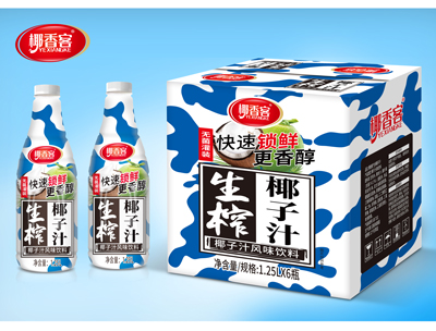 椰香客生榨椰子汁1.25L×6瓶