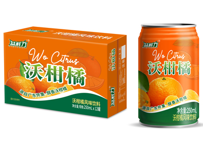 益鲜力沃柑橘风味饮料250ml×12罐